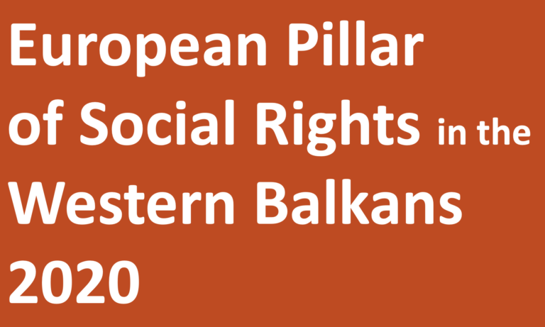 2020 Updated Reviews: on the European Pillar of Social Rights in the Western Balkans
