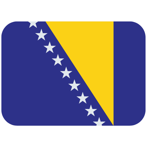 Flag of BiH Bosnia and Herzegovina