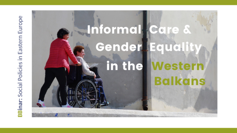 Informal Care and Gender Equality in the Western Balkans