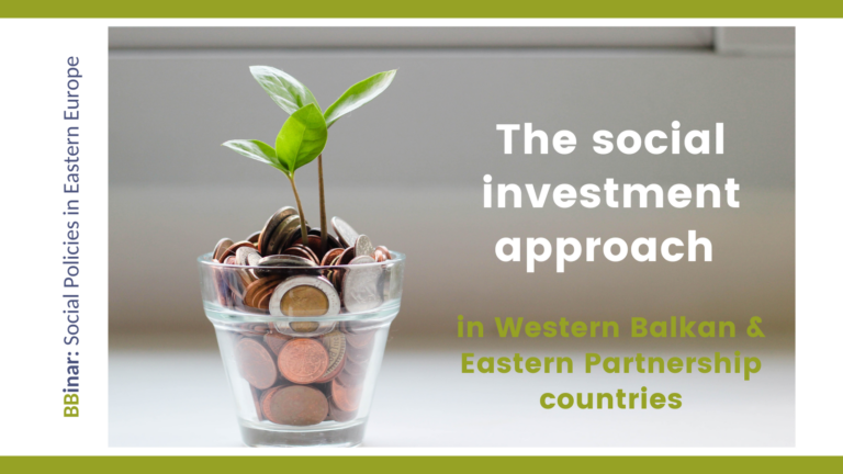 The social investment approach in Western Balkan and Eastern Partnership countries